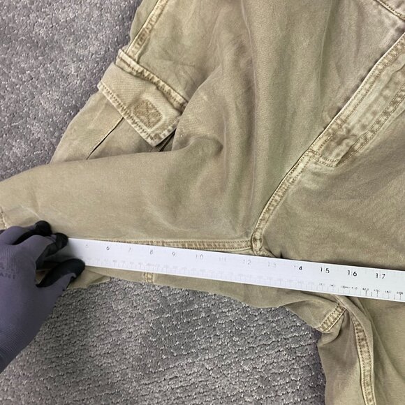 Gramicci Cargo Shorts Men's 36 Khaki Artisan Wash 12" - Picture 12 of 12